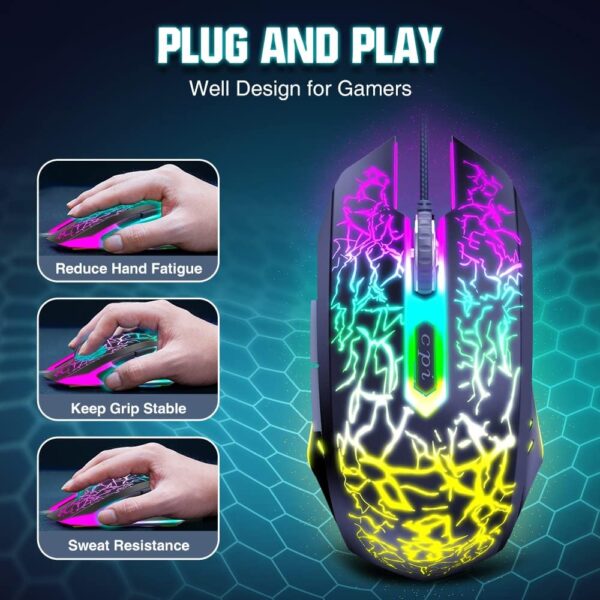 BENGOO Gaming Mouse Wired - Image 4