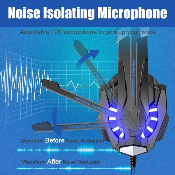 BENGOO G9000 Stereo Gaming Headset - Image 4