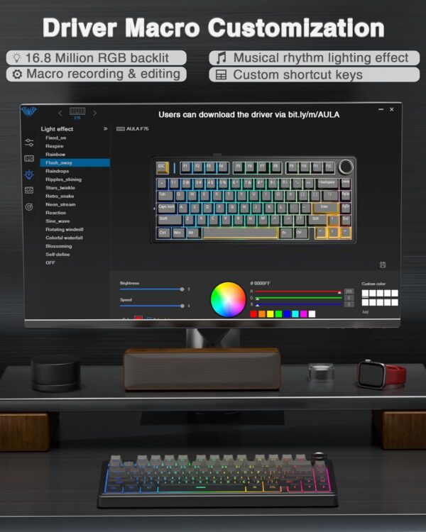 AULA F75 Pro Wireless Mechanical Keyboard - Image 8