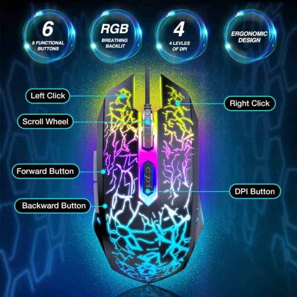 BENGOO Gaming Mouse Wired - Image 2