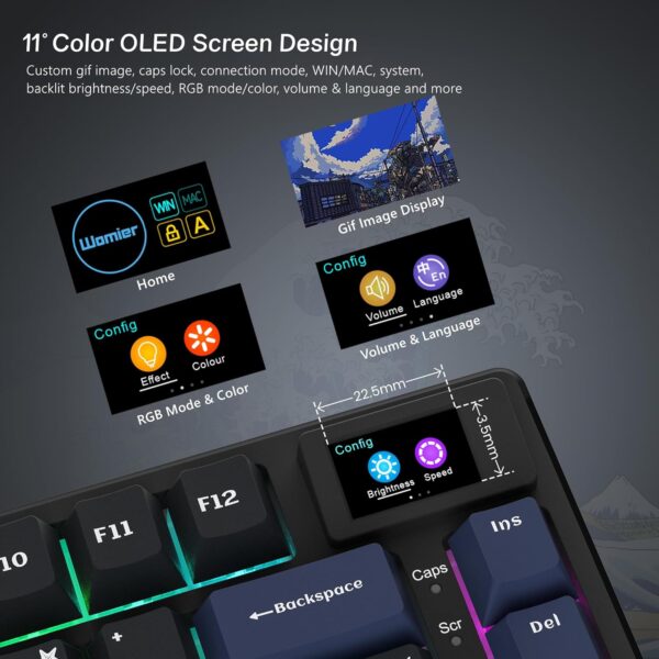 Womier S-K80 75% Keyboard - Image 2