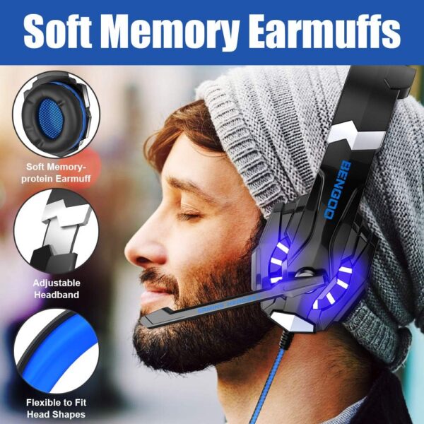 BENGOO G9000 Stereo Gaming Headset - Image 3