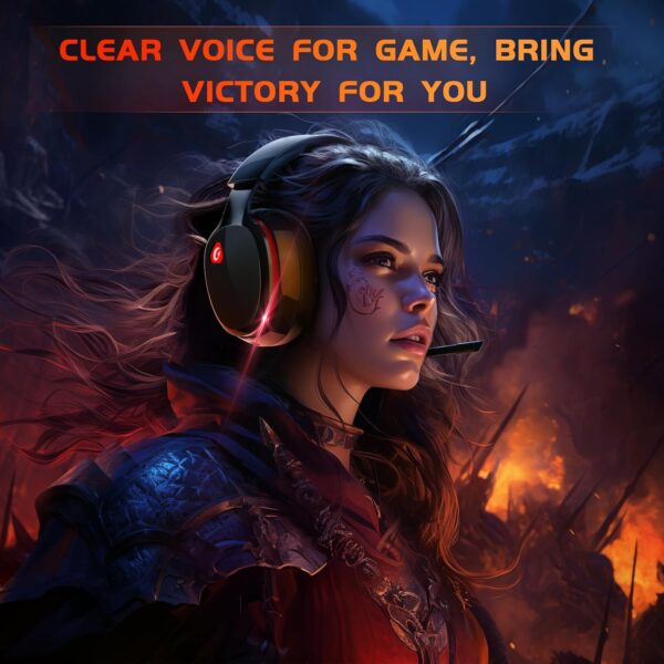 Gtheos 2.4GHz Wireless Gaming Headset - Image 4