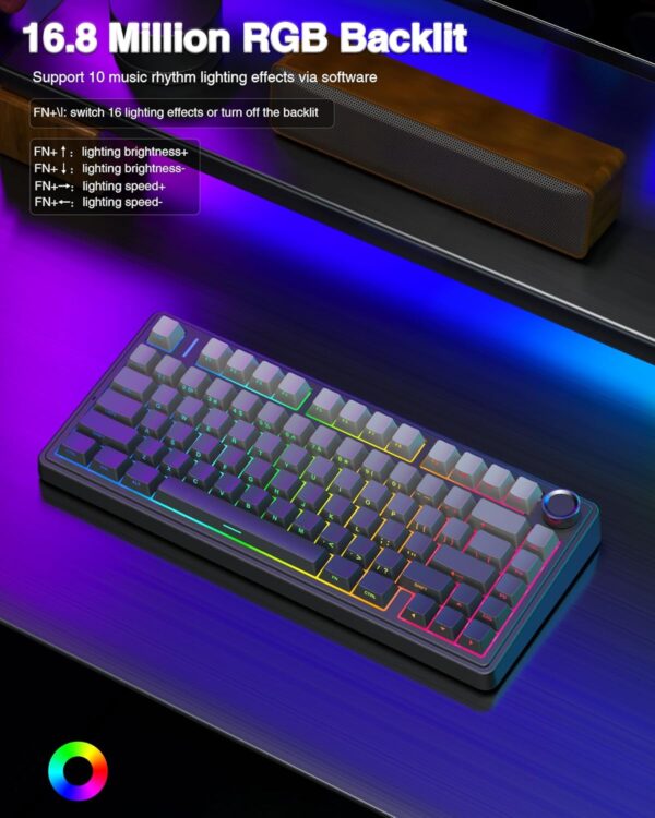 AULA F75 Pro Wireless Mechanical Keyboard - Image 6