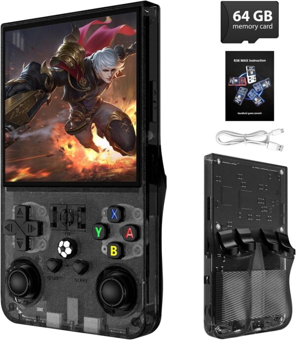 R36MAX Retro Handheld Game Console